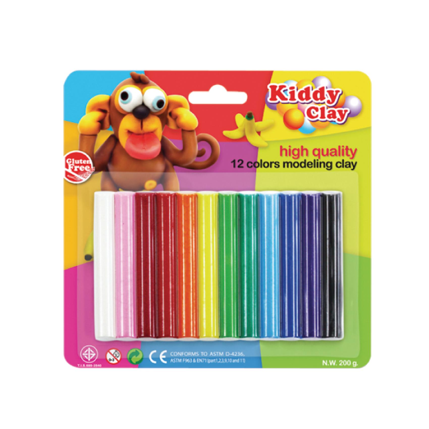 Modeling Clay set of 12col.
