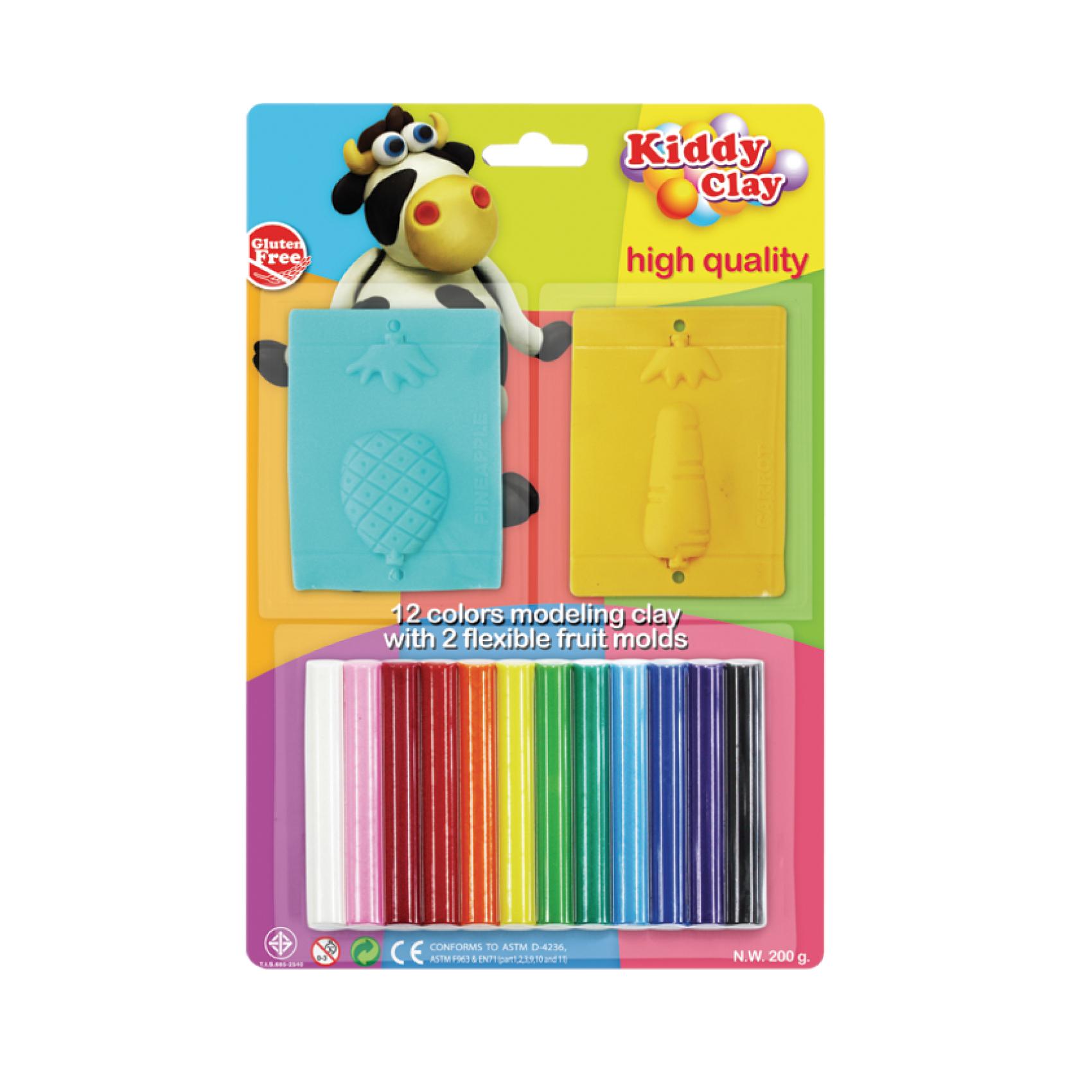Modeling Clay set of 12col.