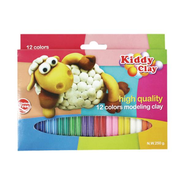 Modelling Clay 250gm set=12col