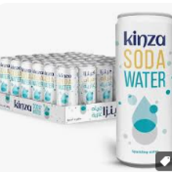 kinza soda water 30x250ml