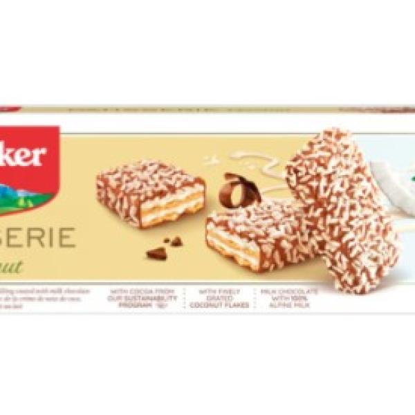 Loacker Gran Pasticceria Fine Milk Chocolate Biscuits With Coconut Cream 100 g