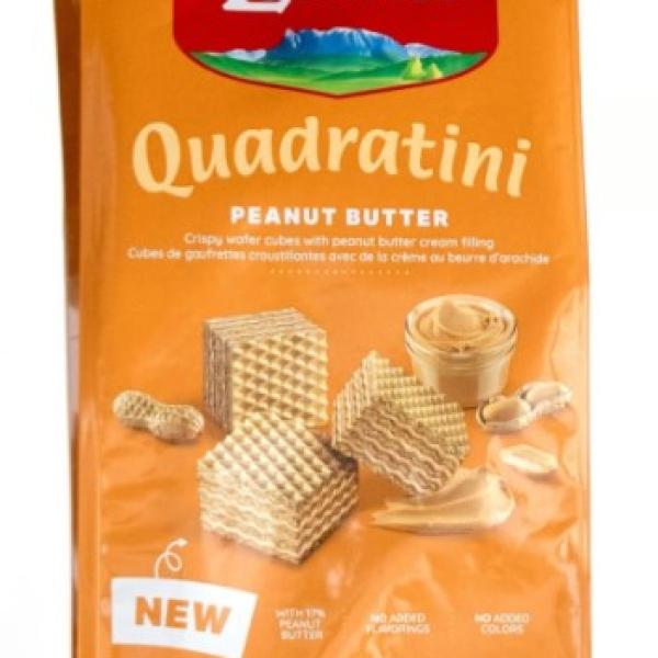 Loacker Quadratini Peanut Butter Wafer 125 g