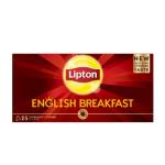Lipton Black Tea English Breakfast Envelope 25 Teabags