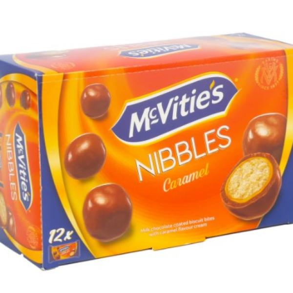 McVitie's Digestive Nibbles Caramel 12 x 37 g