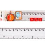 Ruler 20cm Cristal Flat