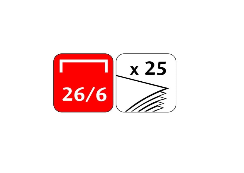 Stapler 26/6 H/S Easy Box=8 25 Sheets
