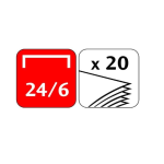 Stapler 26/6 H/S Easy Box=8 25 Sheets