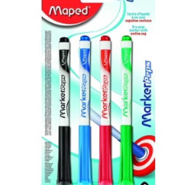 White Board Markers w/SuctionPad1x4 Ass