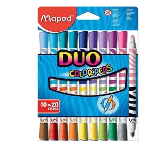 Color Peps FeltTipDuo 10=20Col