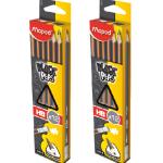 Black Peps 12x HB Pencil+ER Bx