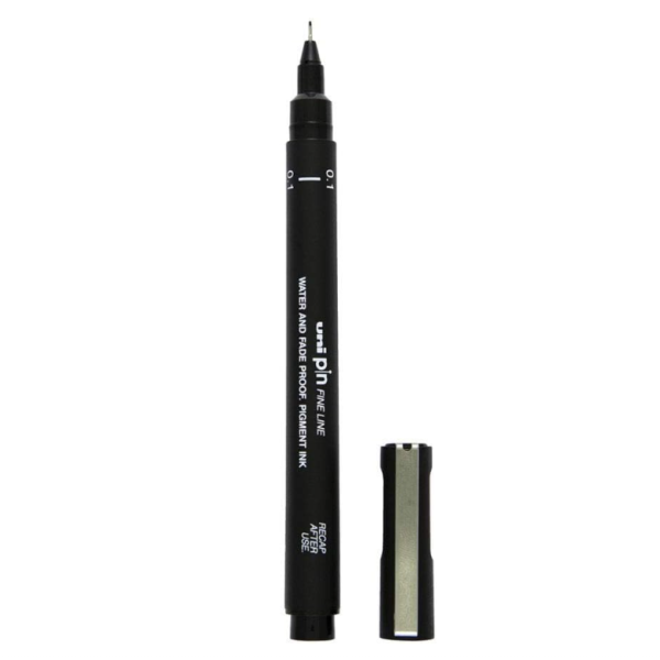 Uni Pin Fine Line 0.5mm Black
