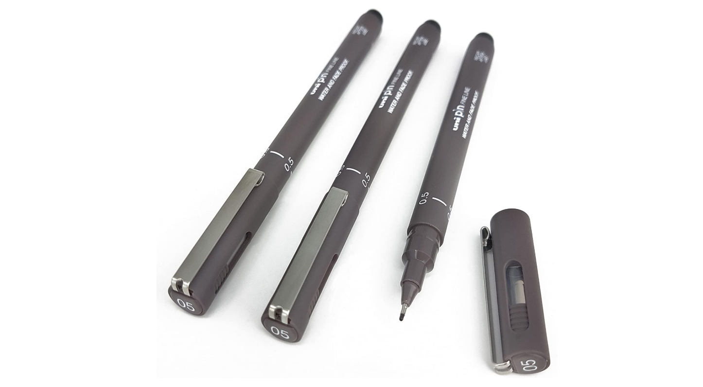 Uni Pin Fine Line 0.5mm Dark Grey