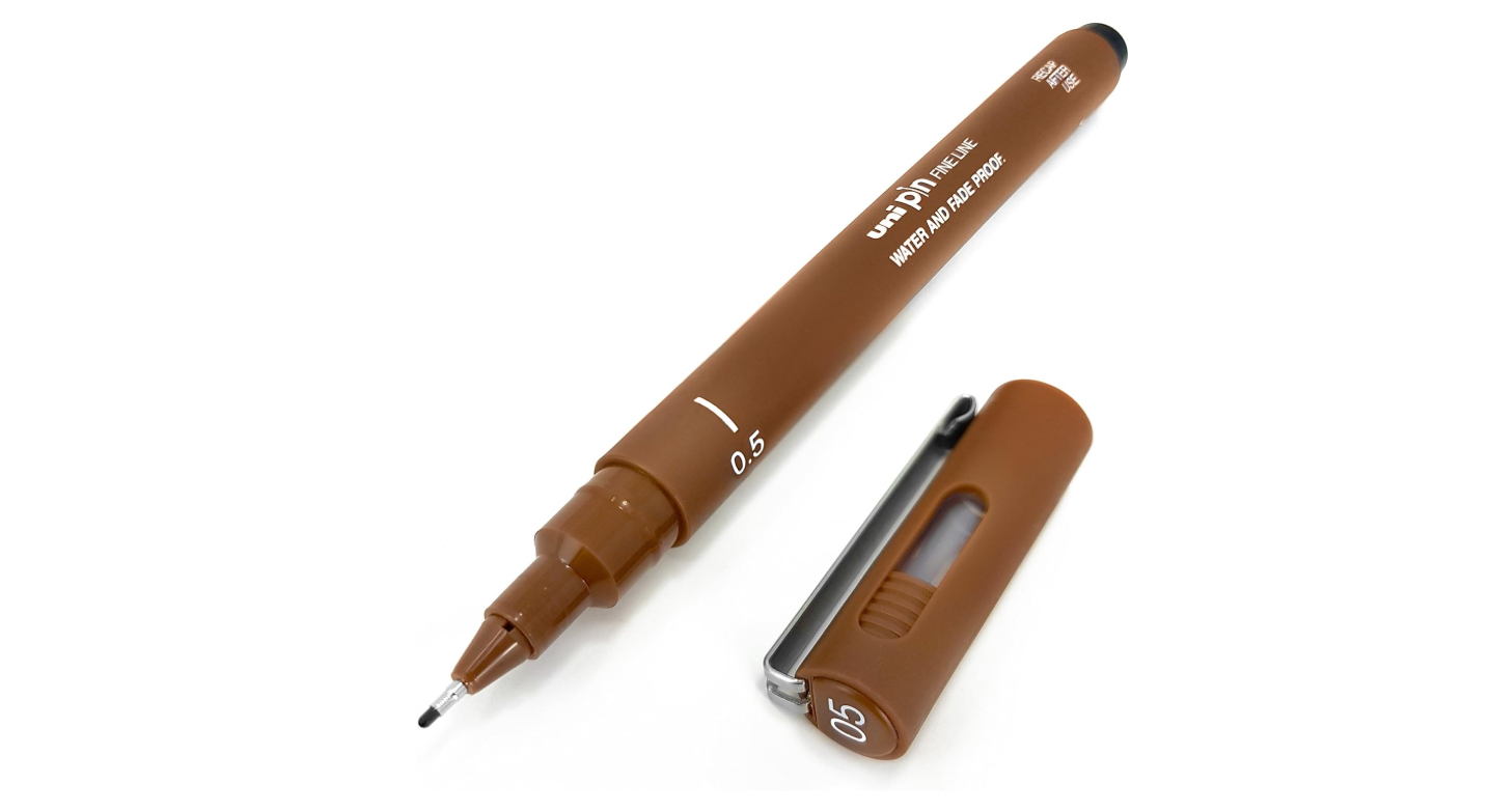 Uni Pin Fine Line 0.5mm Sepia
