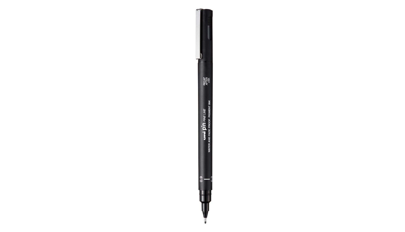 Uni Pin Fine Line 0.9mm Black