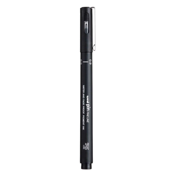 Uni Pin Fine Line 0.9mm Black