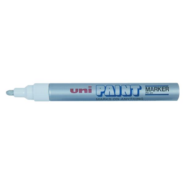 Paint Marker Bullet tip Silver