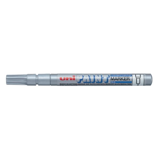 Paint Marker Bullet tip Silver