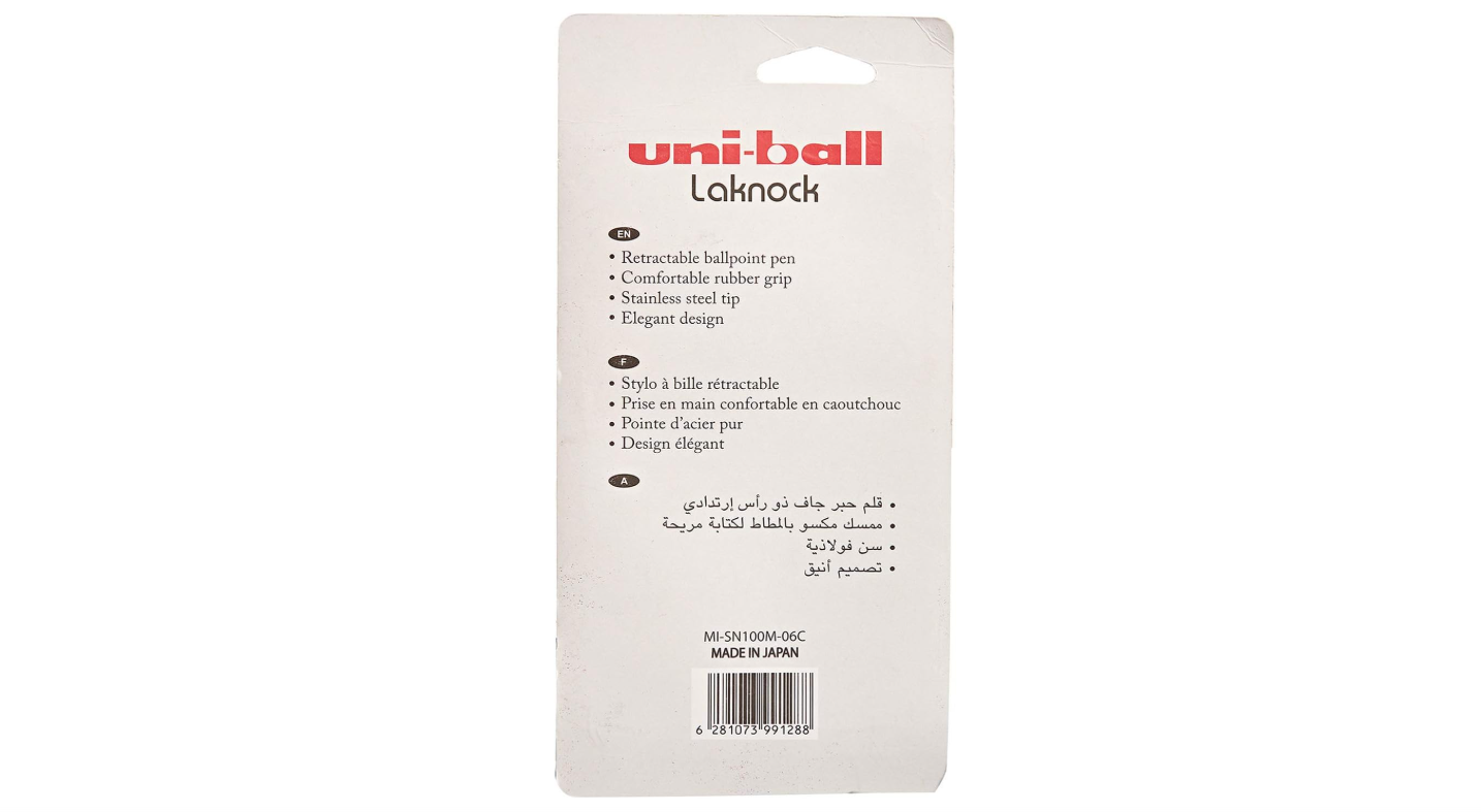 Uni-ball Ball Pen Lakubo bls=6pcs