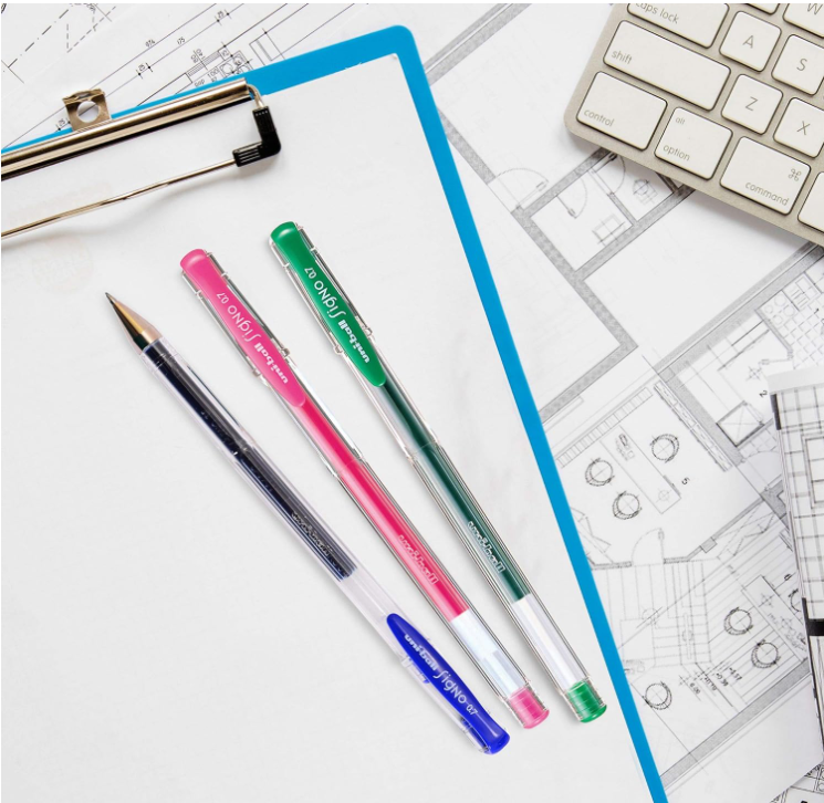 Uni-ball roller pen bls=8pcs ass