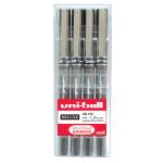 Uniball Delux 0.5mm pen Wlt=4p