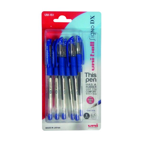 Signo DX Gel pen 0.7 Bls=6 EA
