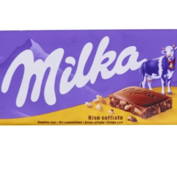 Milka Riso Soffiato Chocolate 100 g