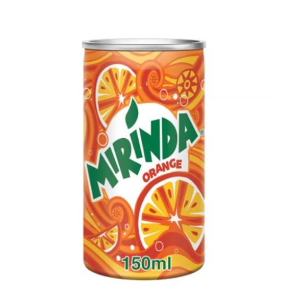 Mirinda Orange Carbonated Soft Drink Cans 10 x 150 ml
