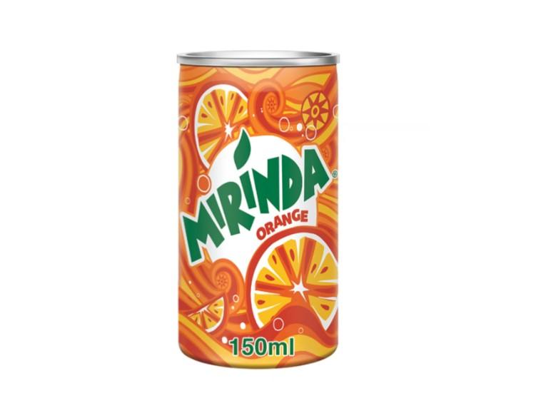 Mirinda Orange Carbonated Soft Drink Cans 10 x 150 ml