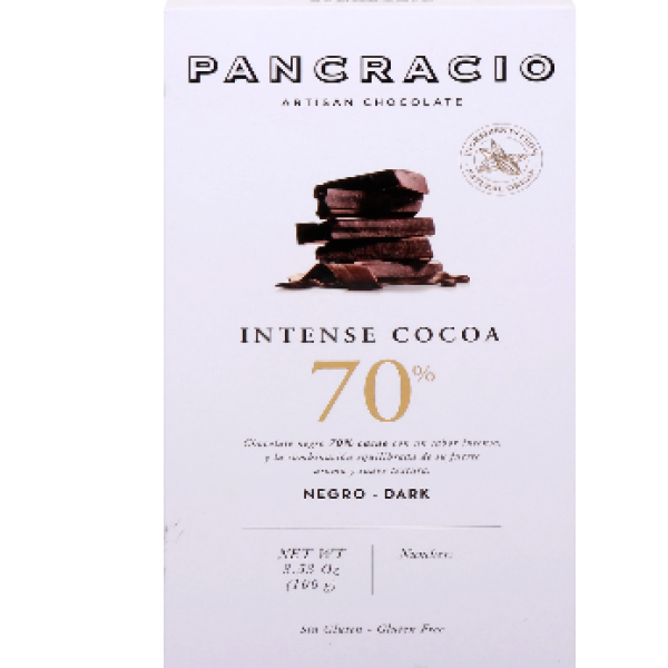 Pancracio Intense Cocoa 70% Dark Chocolate 100 g