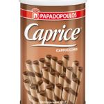 Papadopoulos Caprice Cappuccino Wafer Rolls with Cream Coffee 250 g