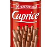 Papadopoulos Caprice Wafer Rolls with Hazelnut and Cocoa Cream 115 g