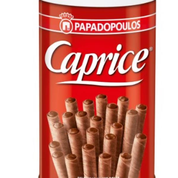 Papadopoulos Caprice Wafer Rolls with Hazelnut and Cocoa Cream 115 g