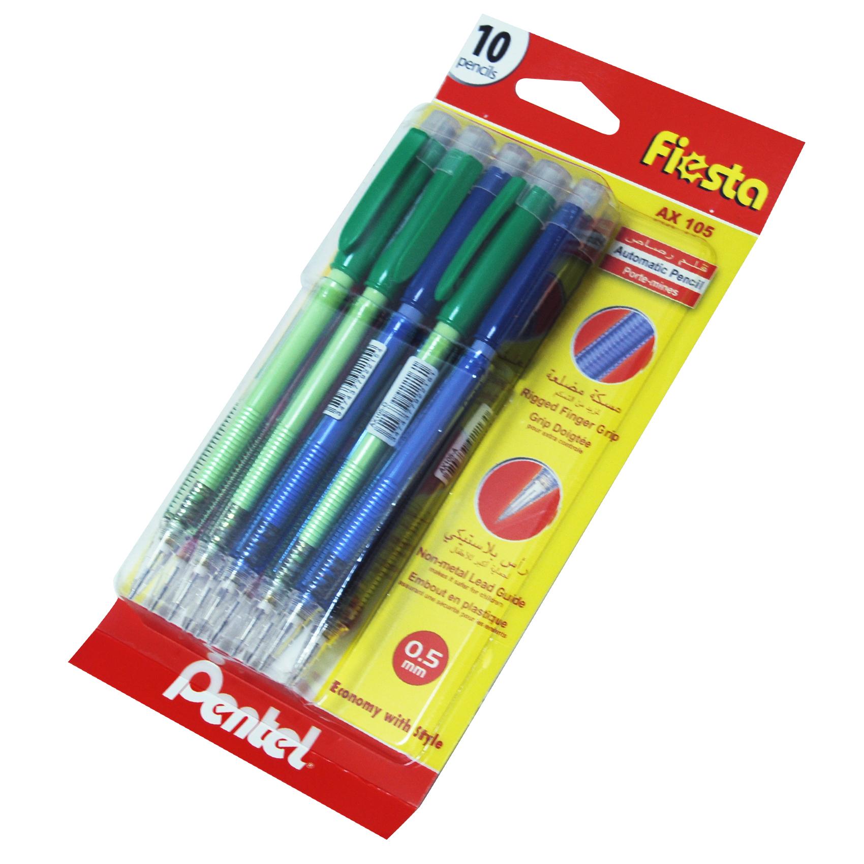 M.Pencil Fiesta 0.5mm Bls=10pc