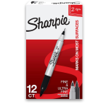 Twin Tip Marker Black