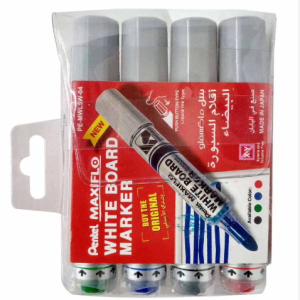 Pentel Maxiflo Whiteboard Markers Multicolour