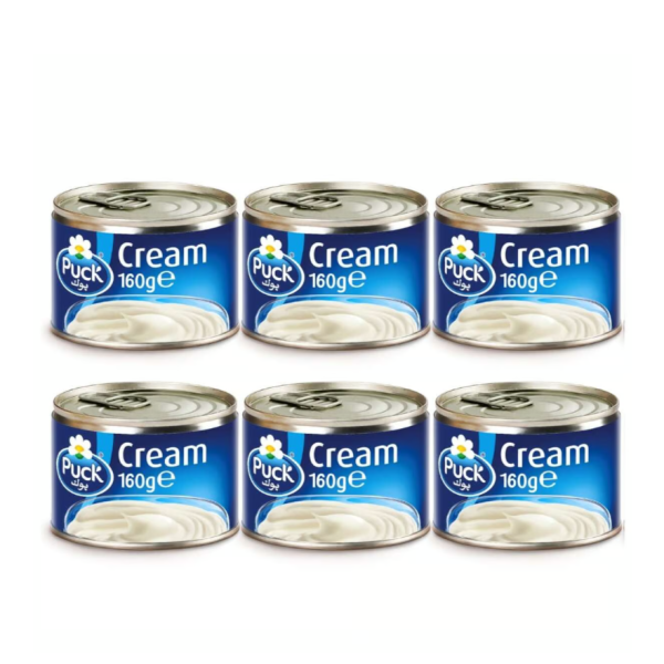 Puck Sterilized Cream Value Pack 6 x 160 g