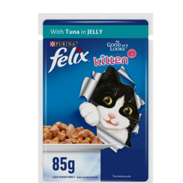 Purina Felix Kitten With Tuna In Jelly Up to 1 Year 85 g