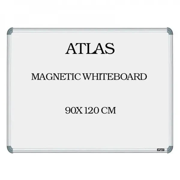 White Brd 1 sided WE Alu.Fr 90X120cm