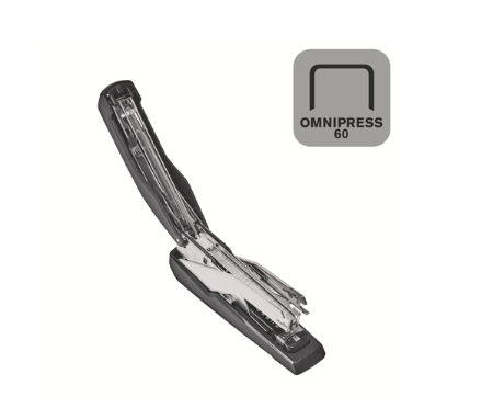 R:Stapler Omnipress FS SO60 60sh bk/gy