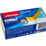 Vileda Glitzi Jumbo Bathroom Cleaner Sponge High Foam Scourer 1 pc