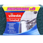 Vileda Dish Washing Scourer Scouring Pad 9 pcs