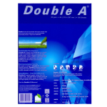 Double A - Printer Copy Paper, Size A4, GSM 80, 500 Pages Ream (Bundle of 5 Reams)
