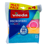 Vileda Microfibre Cloth 30x30cm 4 pcs