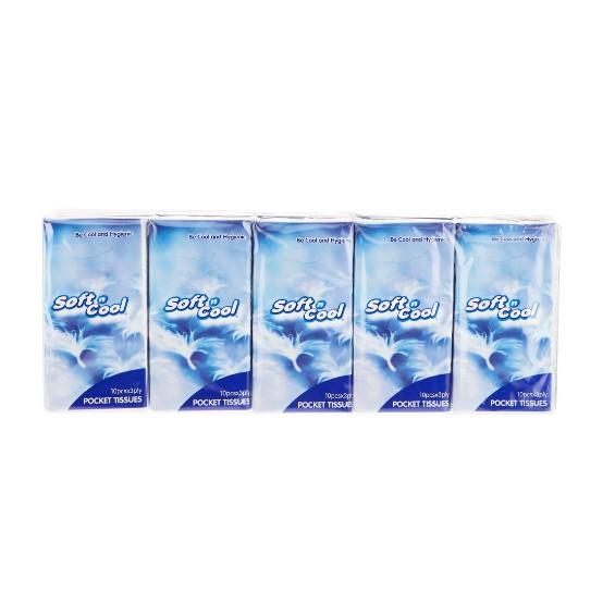 360 Pieces Soft n Cool 3 Ply Pocket Tissue Without Fragrance