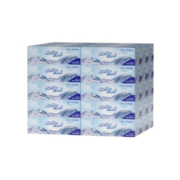 30 Boxes Soft N Cool Facial Tissue 150 Sheets X 2 Ply