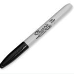 Sharpie P.Marker Fine Black Pac=24pcs