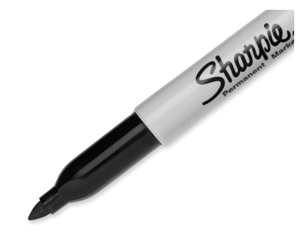 Sharpie P.Marker Fine Black Pac=24pcs