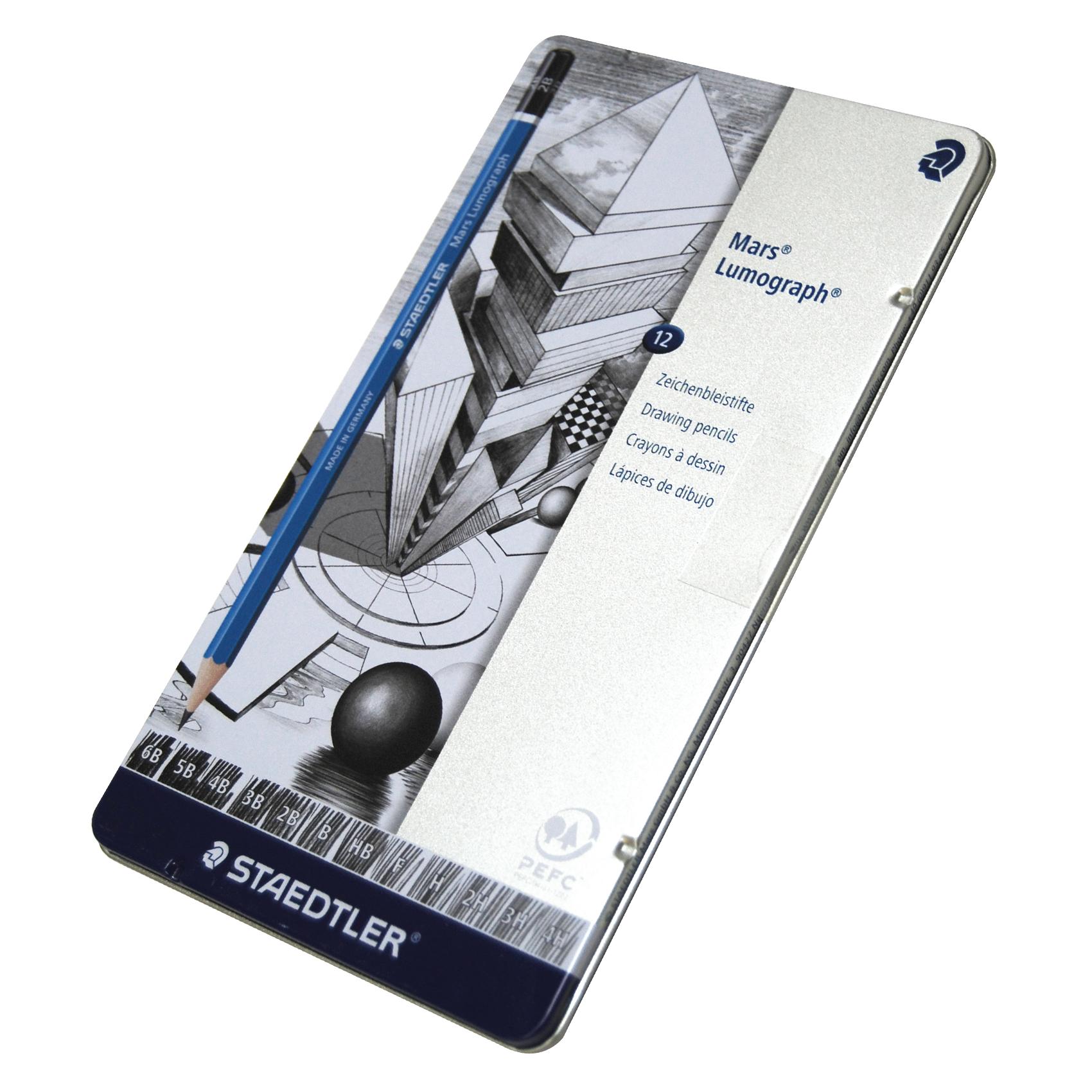 Mars Lumograph Pencil Set=12pc