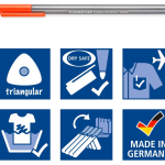 Triplus Fineliner 20col with pencil case