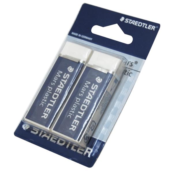 Mars Plastic Eraser Bls=2pcs